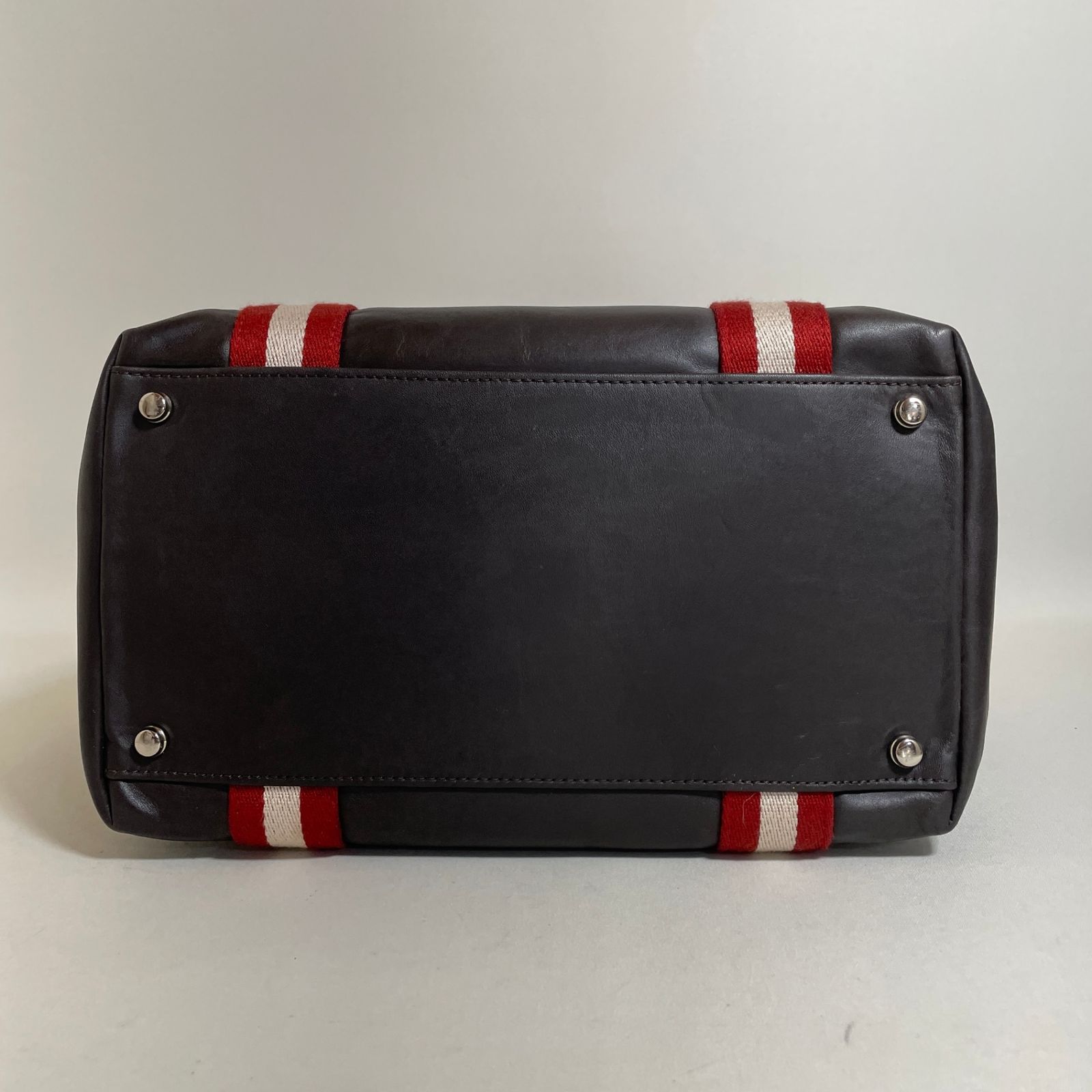 2512-130｜美品｜バリー トートバッグ レザー ダークブラウン 