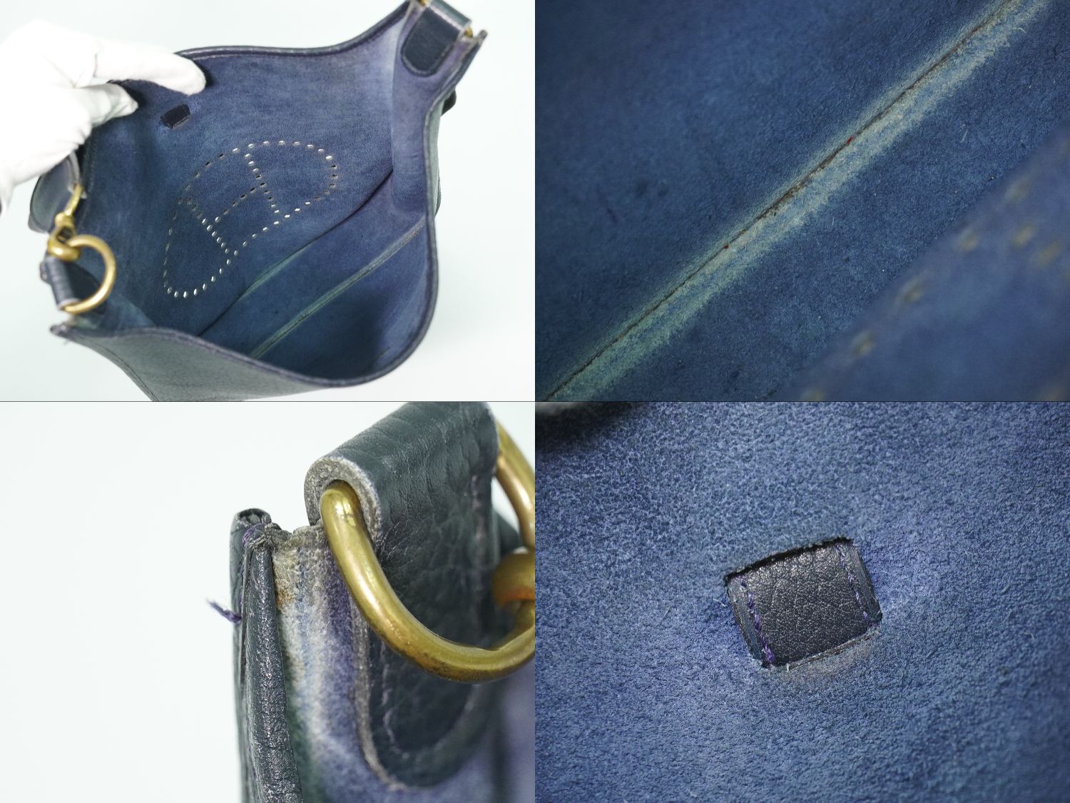 本物 エルメス HERMES エヴリン 1 GM アルデンヌ レザー ショルダー