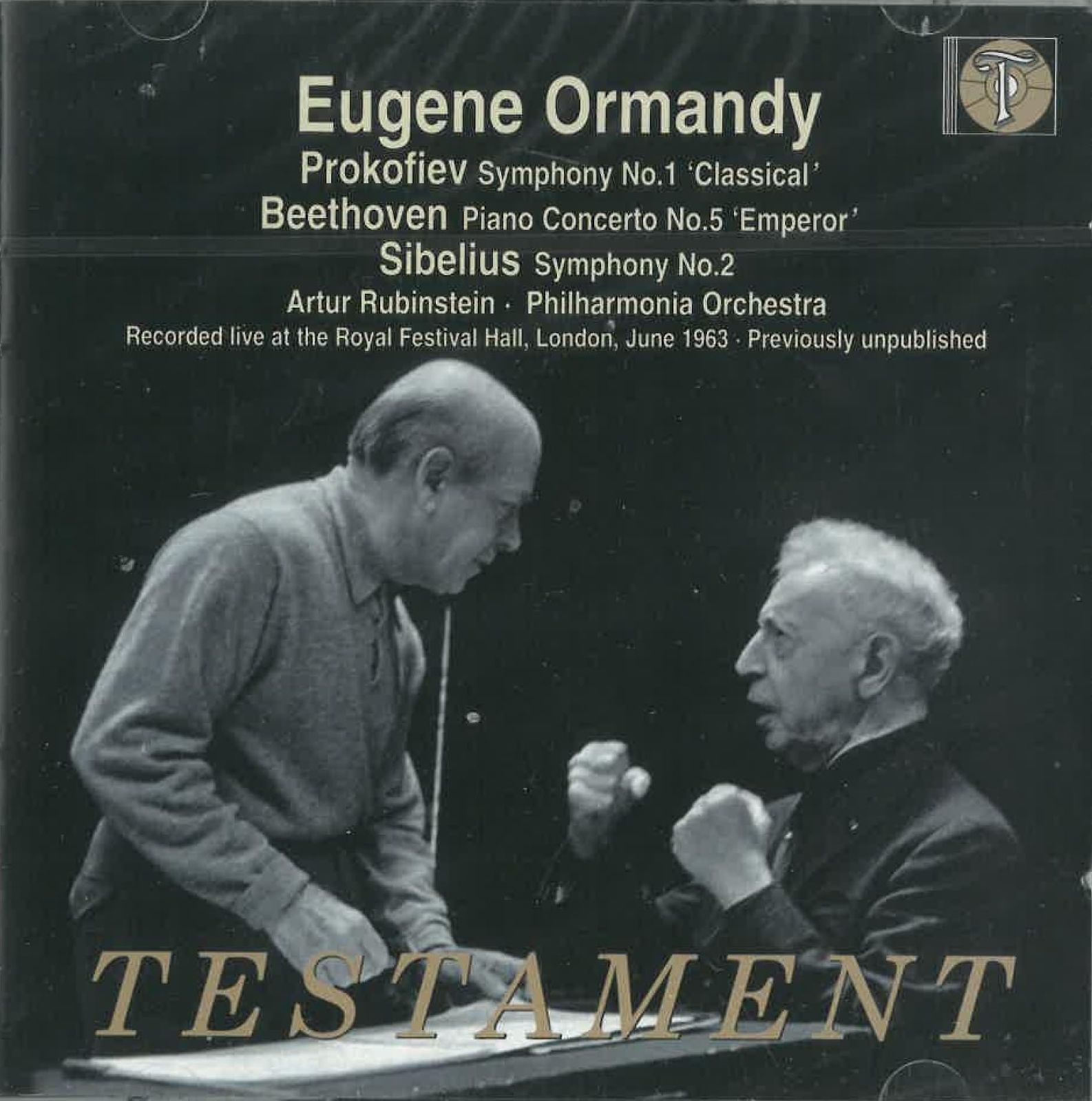 CD Symphony No 1 Testament UK K 1502 251205 B 3431 7 49677 E 11