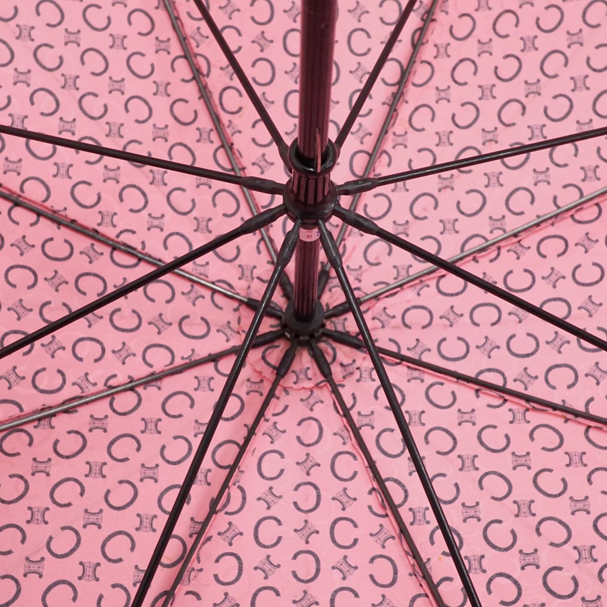 傘 CELINE セリーヌ USED品 絶版 C&マカダム ジャガード 高級 ブランド