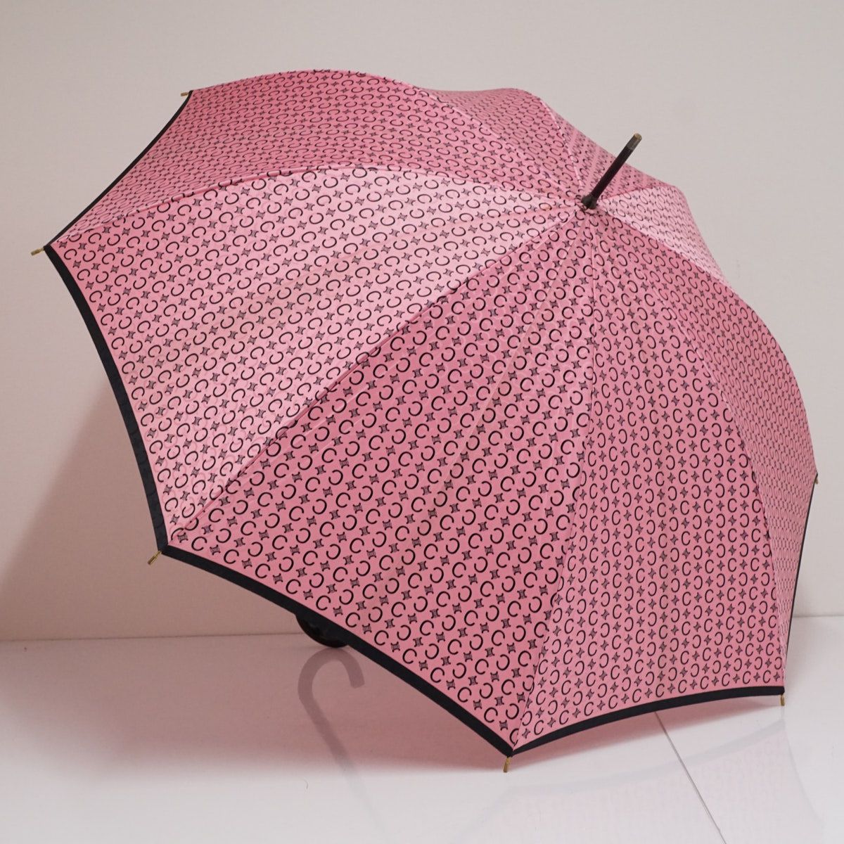 傘 CELINE セリーヌ USED品 絶版 C&マカダム ジャガード 高級 ブランド