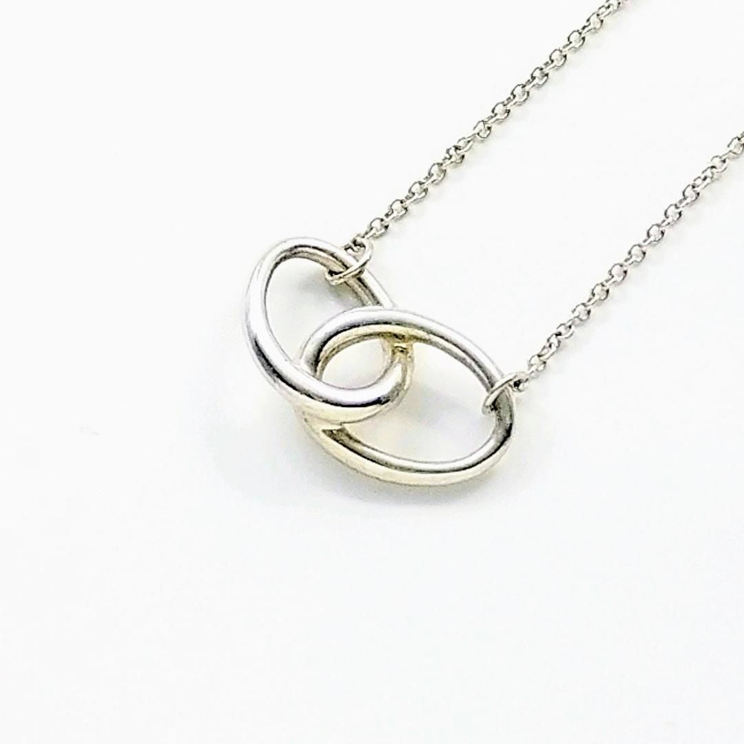 ティファニー ダブルループ ネックレス シルバー925 上品 ギフトにも