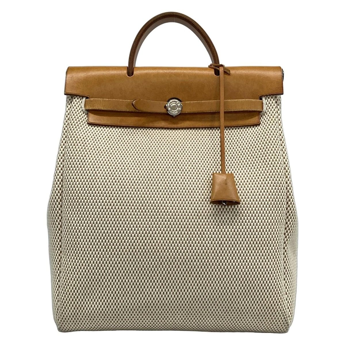 HERMES(エルメス) リュックサック エールバッグアド アイボリー