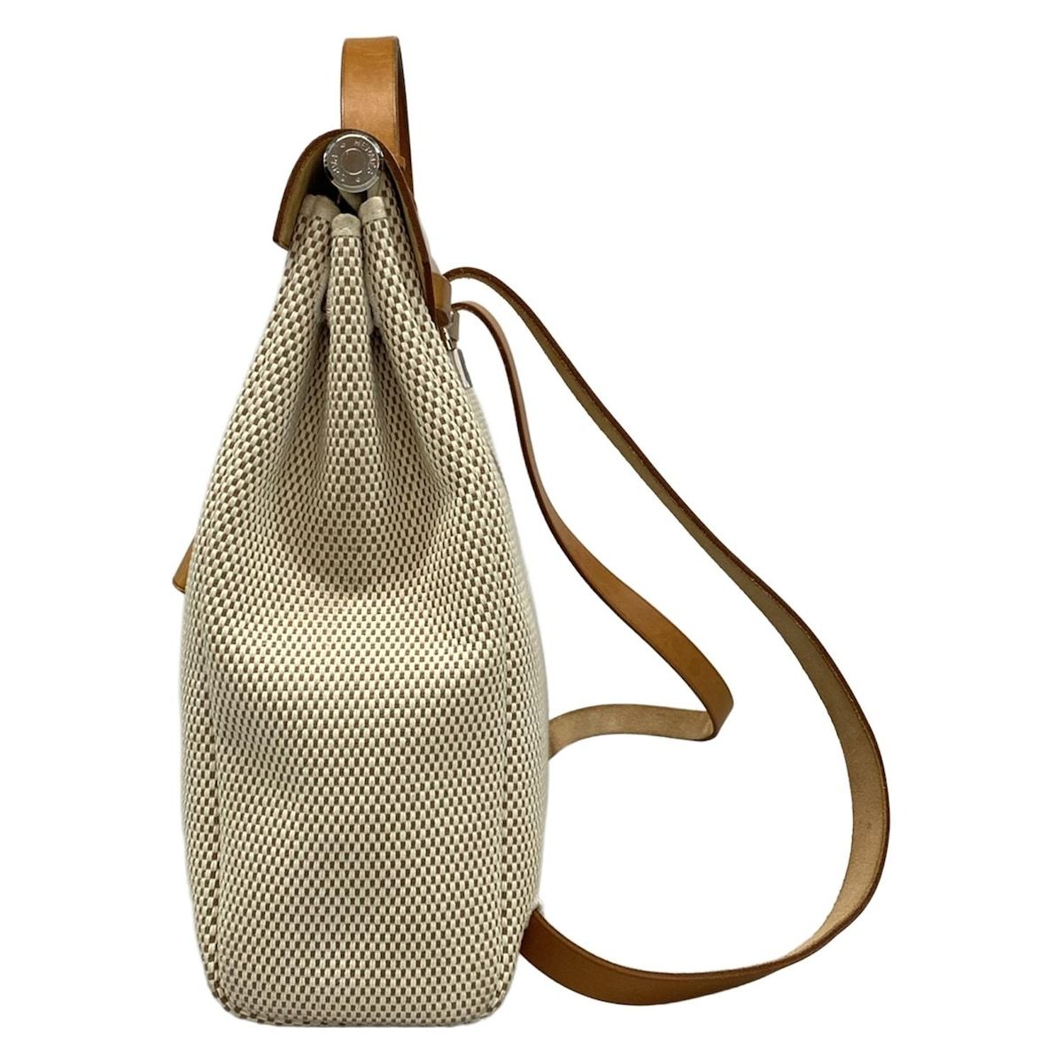 HERMES エールバッグ リュック ベージュ シルバー金具 エルメス HERMES エールバッグアドPM □G刻印 （2003年製） ベージュ