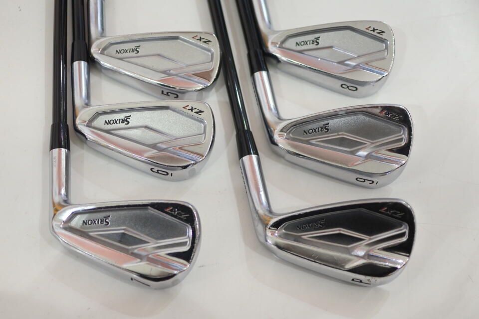 じゅん ダンロップ SRIXON ZX7 RAUNE i90 Sフレックス アイアンセット 中古