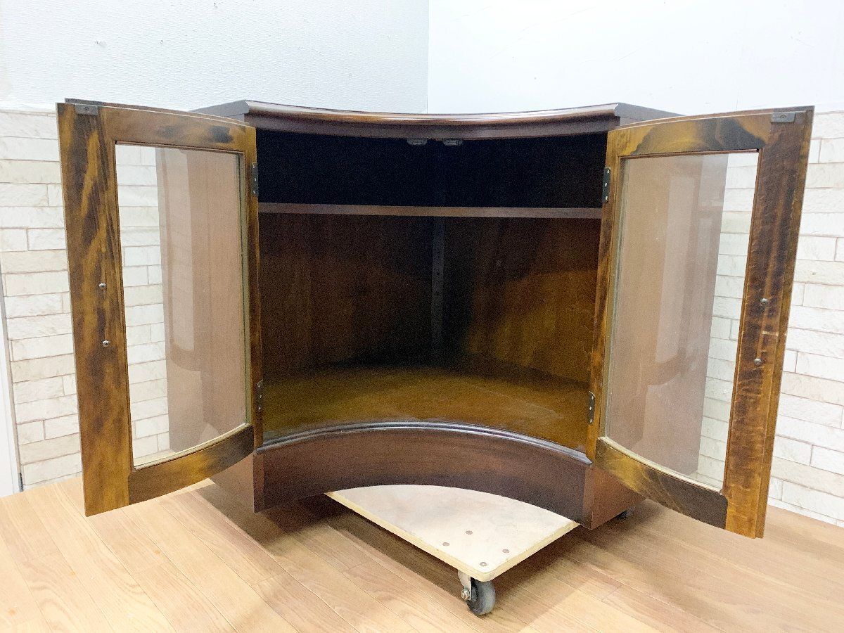 ◇カリモク Karimoku コロニアル コーナーキャビネット 木製 リビング