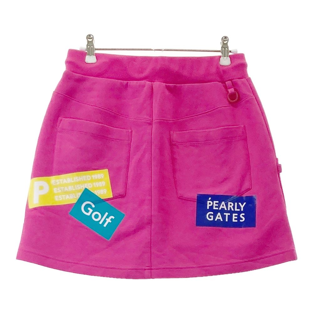 サイズ：1 PEARLY GATES パーリーゲイツ ストレッチスカート ロゴ