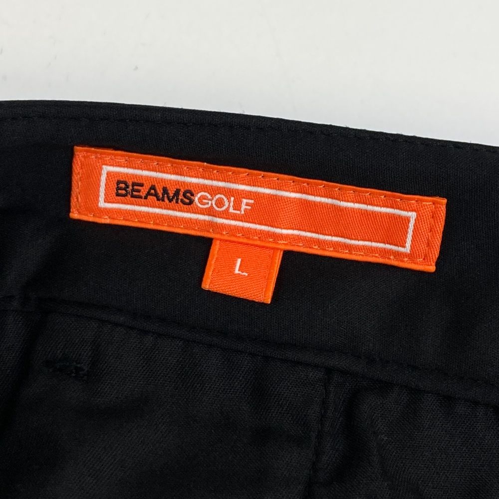サイズ：L BEAMS GOLF ビームスゴルフ 裏起毛 ロングパンツ ブラック系