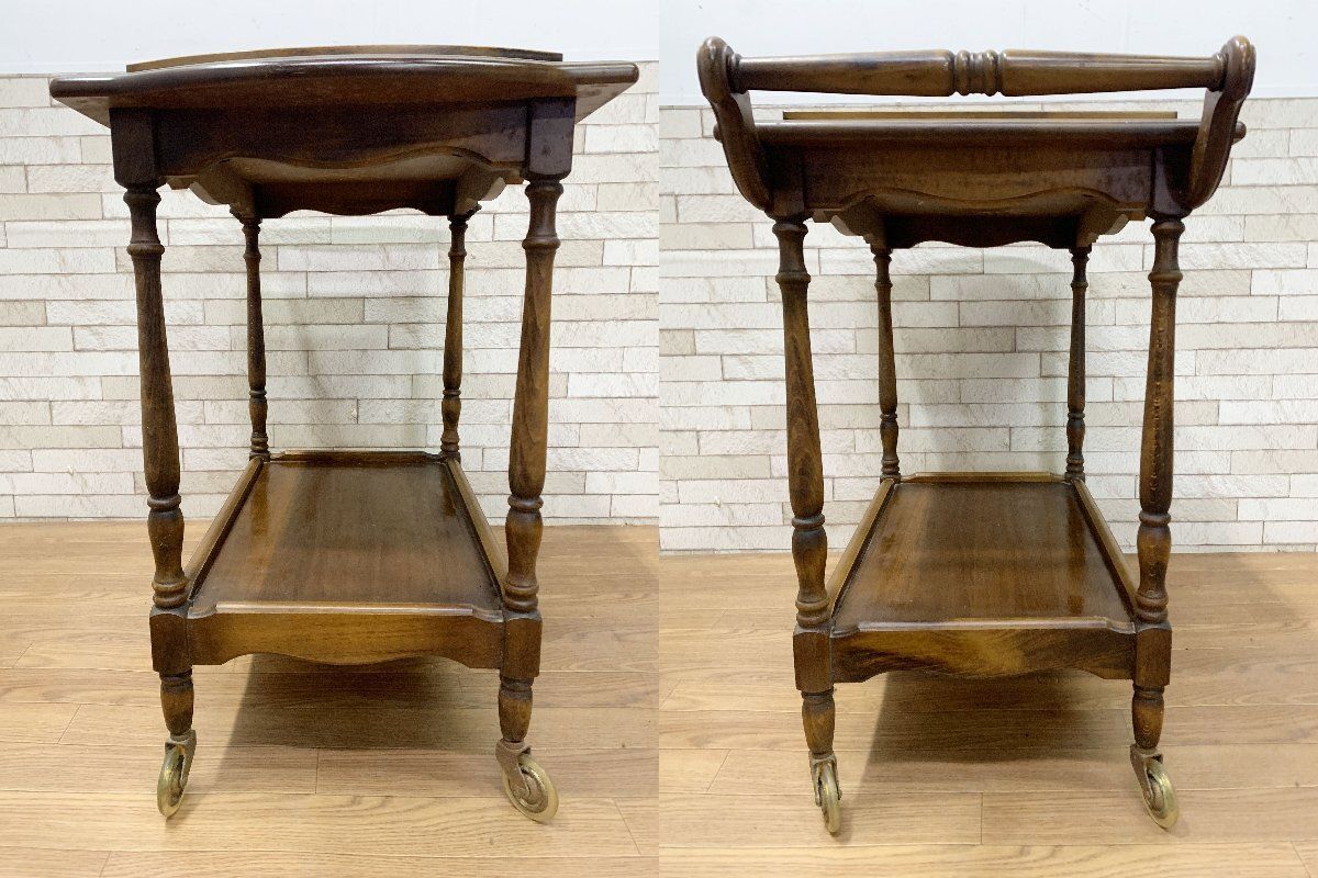 □オールドカリモク karimoku コロニアル キッチンワゴン キッチン