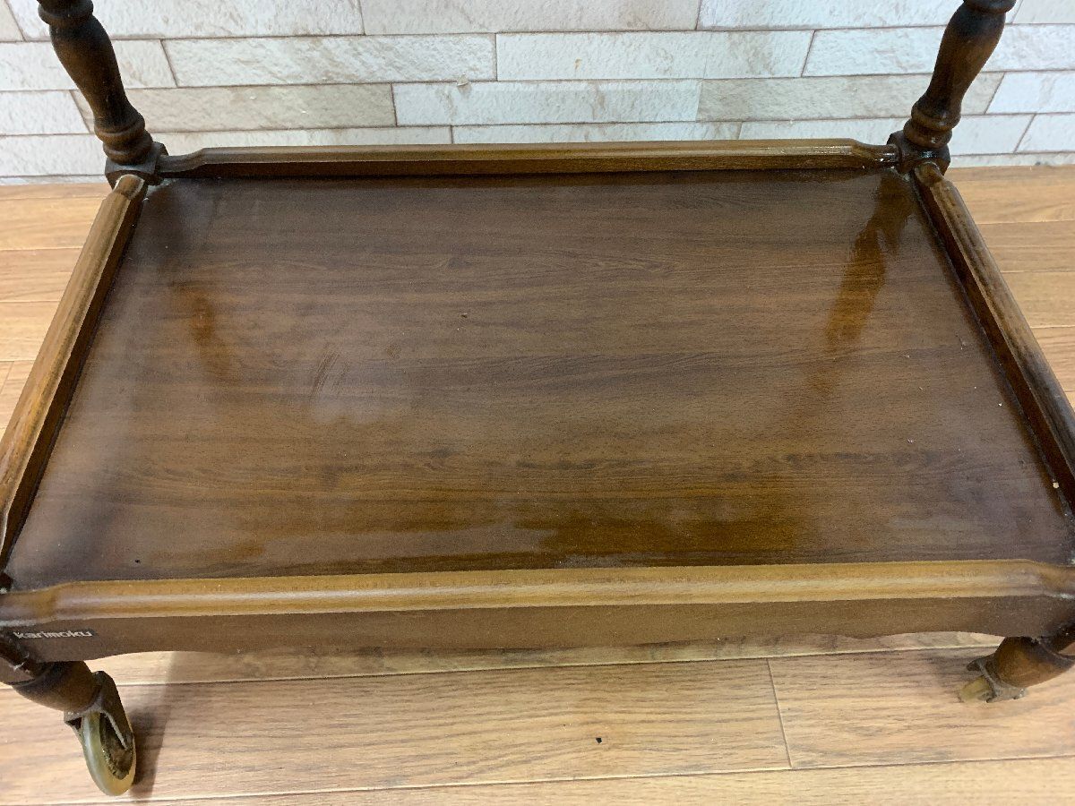 □オールドカリモク karimoku コロニアル キッチンワゴン キッチン