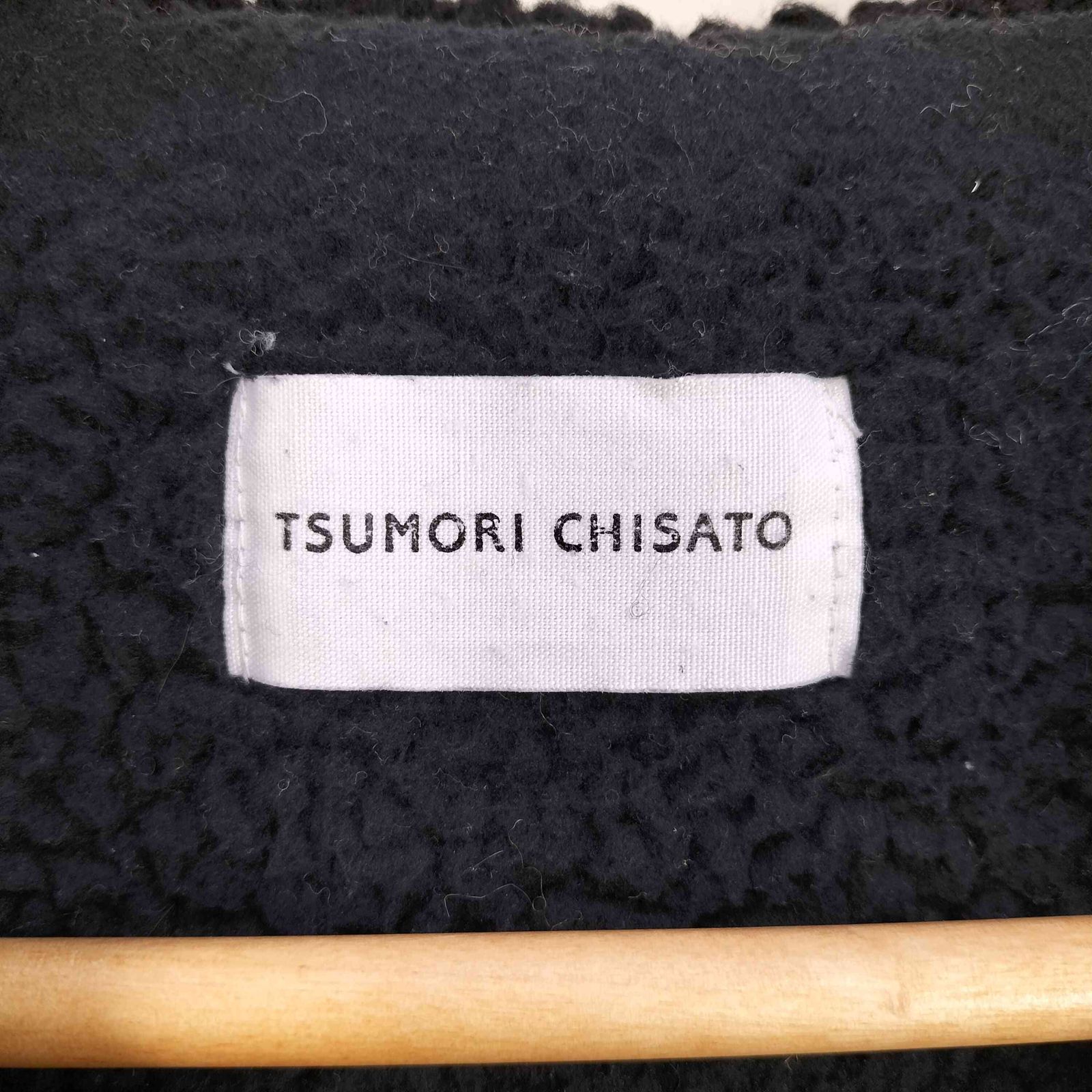 ツモリチサト TSUMORI CHISATO ダブルジップ 袖スパンコール ビッグ