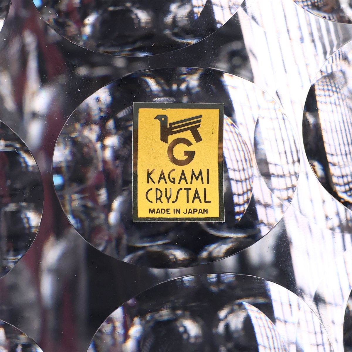 KAGAMI 【カガミクリスタル】 クリスタルガラス 花瓶 高25㎝ 重4.4
