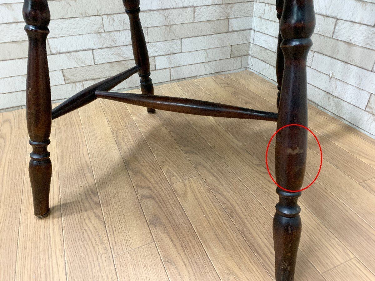 ◇北海道民芸家具 ウィンザーチェア アームチェア ダイニングチェア 樺