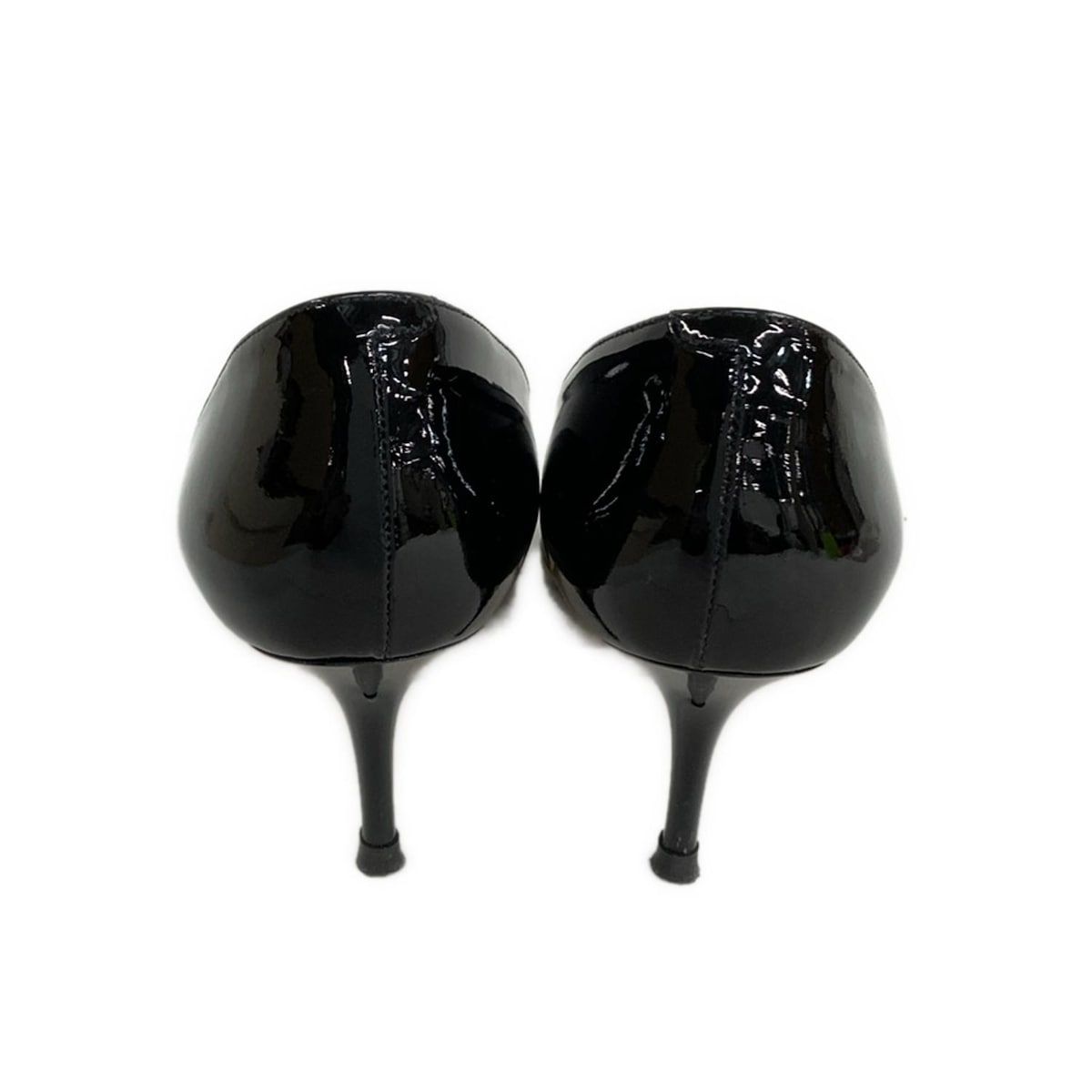 JIMMY CHOO(ジミーチュウ) パンプス 37 1/2 レディース - 黒 アウト