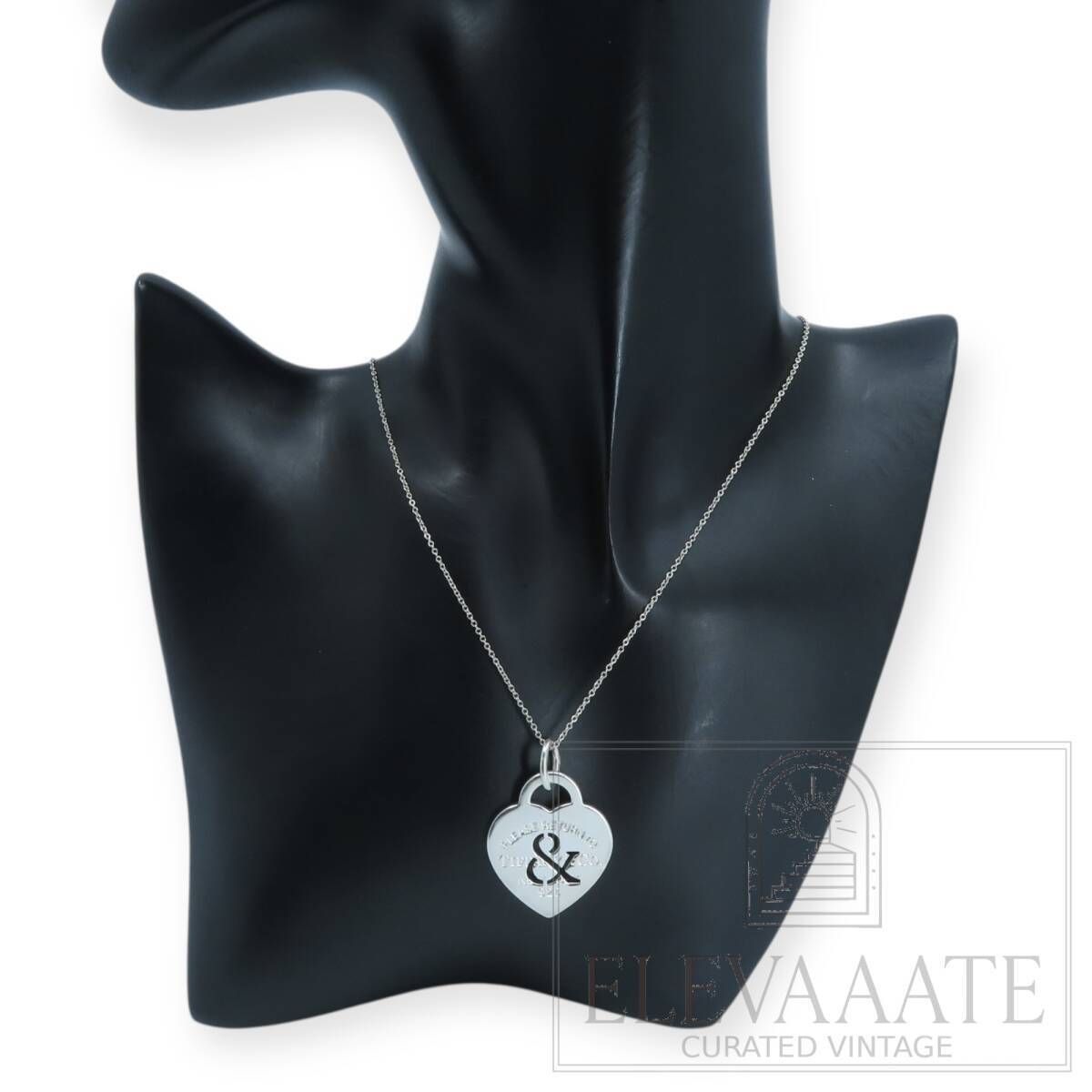 【TIFFANY&Co.】リターントゥ ハートタグ ネックレス SV925 極希少 美品 Tiffany&Co. ティファニー ラージ リターントゥ ハート