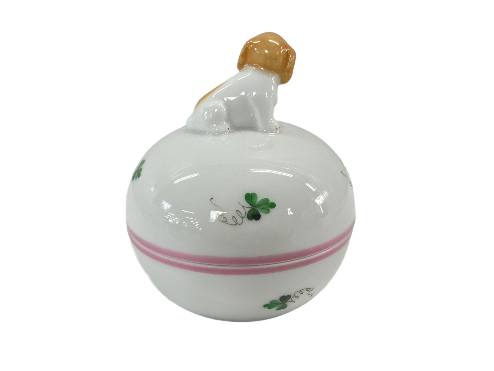 HEREND 6034-0-91 VRHS-X2 ヘレンド ボンボニエール ウィーンの薔薇 犬