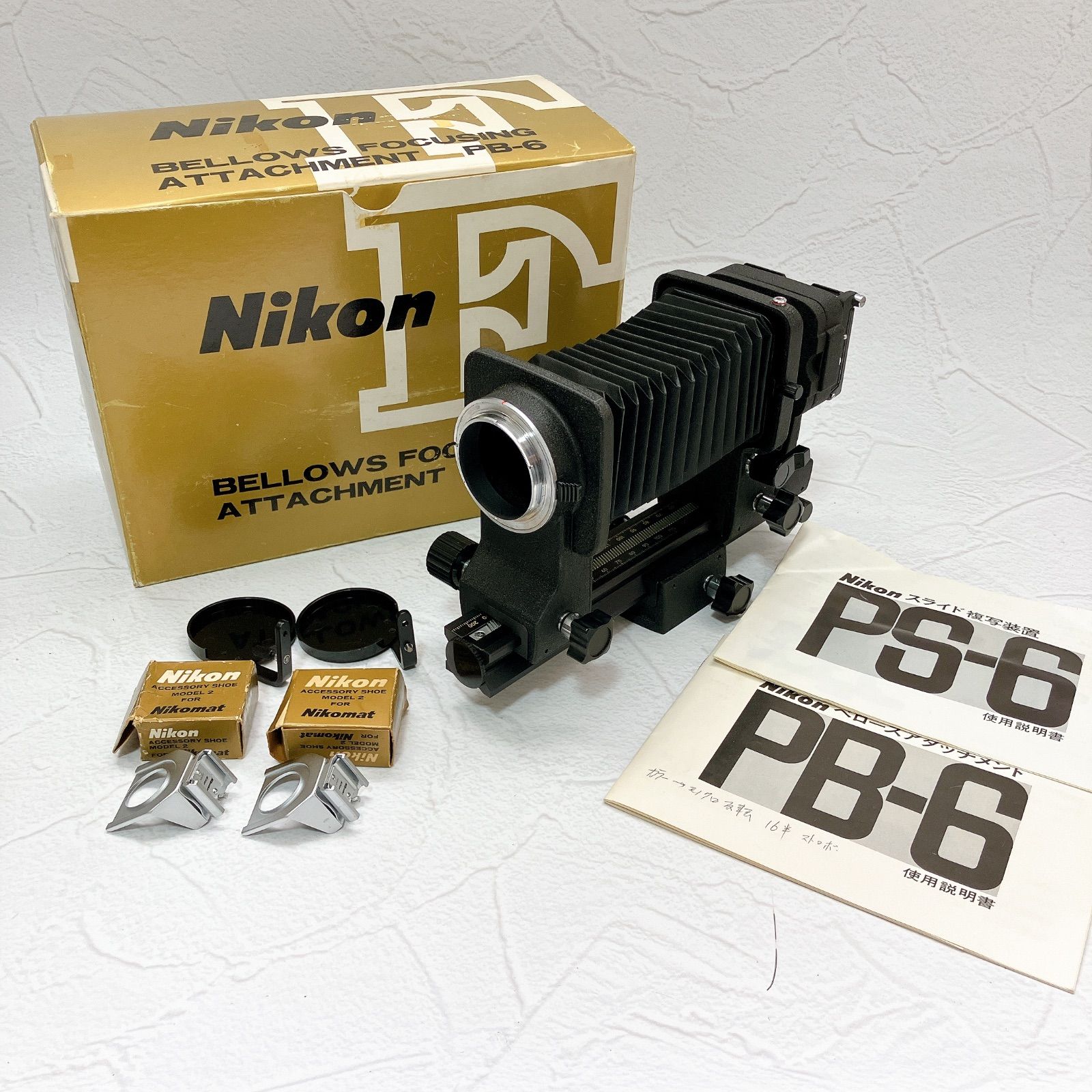 極美品Nikon Nikon BELLOWS PB-6 ベローズ アタッチメント ニコン