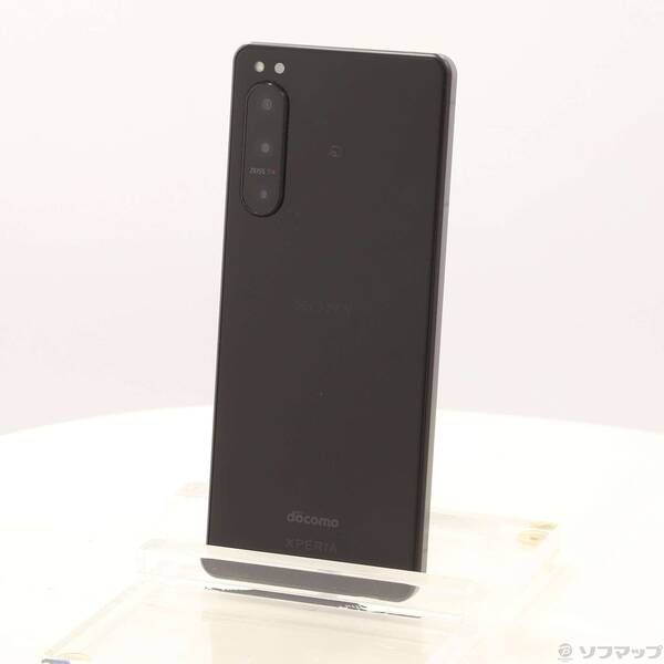 中古品〕 Xperia 5 IV 128GB ブラック SO-54C docomo SIMフリー【368