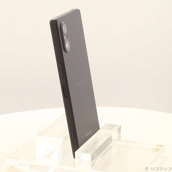 中古品〕 Xperia 5 V 128GB ブラック SO-53D docomo SIMフリー【262