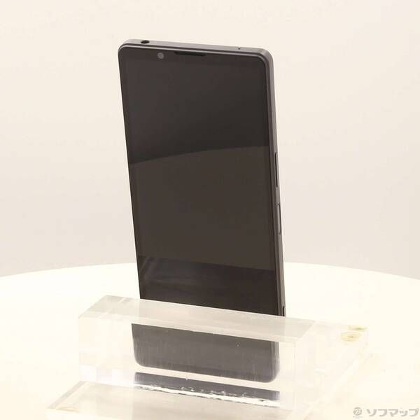 中古品〕 Xperia 5 V 128GB ブラック SO-53D docomo SIMフリー【262