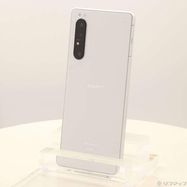 中古品〕 Xperia 1 II 128GB ホワイト SO-51A docomoロック解除SIM