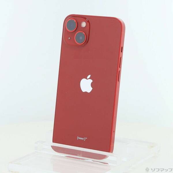 中古品〕 iPhone13 128GB プロダクトレッド MLNF3J／A SIMフリー【269