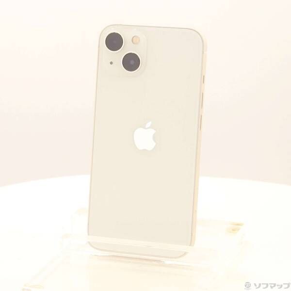 中古品〕 iPhone13 128GB スターライト MLND3J／A SIMフリー【269