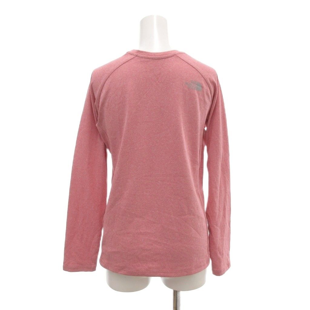 ザノースフェイス THE NORTH FACE ロングスリーブハイブリッドGTDメランジクルー Tシャツ ロンＴ M 長袖 ピンク NTW62175 /NU