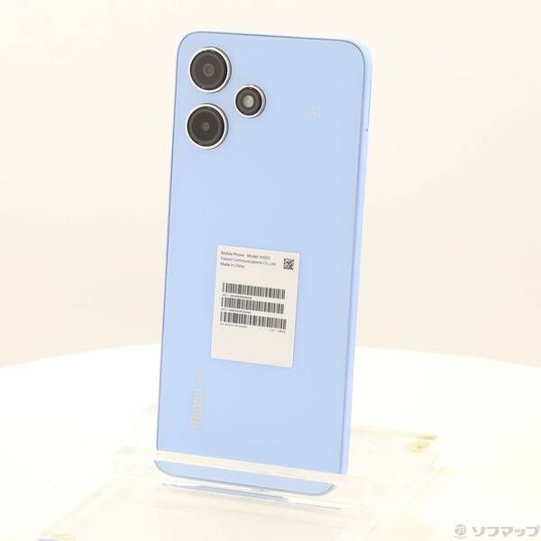 中古品〕 Redmi 12 5G 128GB スカイブルー XIG03 au SIMフリー【352
