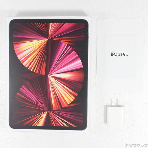 中古品〕 iPad Pro 11インチ 第3世代 128GB スペースグレイ MHQR3J／A