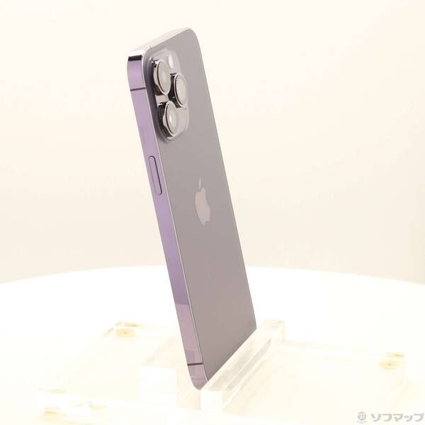 中古品〕 iPhone14 Pro Max 256GB ディープパープル MQ9E3J／A SIM