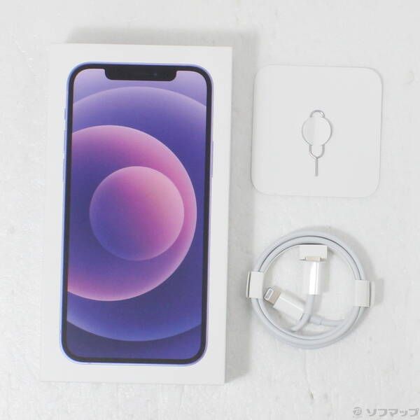 中古品〕 iPhone12 128GB パープル MJNJ3J／A SIMフリー【344】 - メルカリ