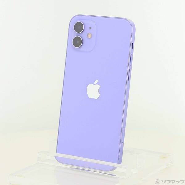 中古品〕 iPhone12 128GB パープル MJNJ3J／A SIMフリー【344】 - メルカリ