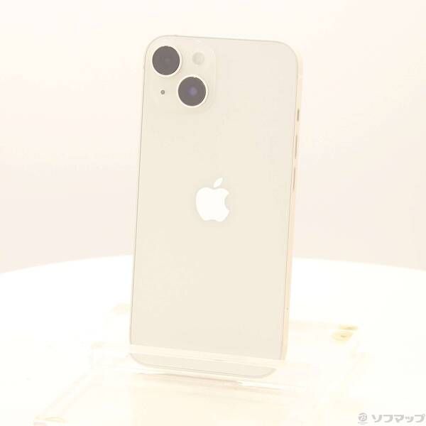 中古品〕 iPhone14 128GB スターライト MPUQ3J／A SIMフリー【198