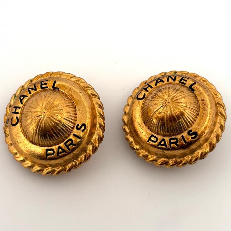 CHANEL ゴールドGP イヤリング ヴィンテージ 鑑定済み 正規品 CHANEL ゴールドGP イヤリング ヴィンテージ 鑑定済み 正規品
