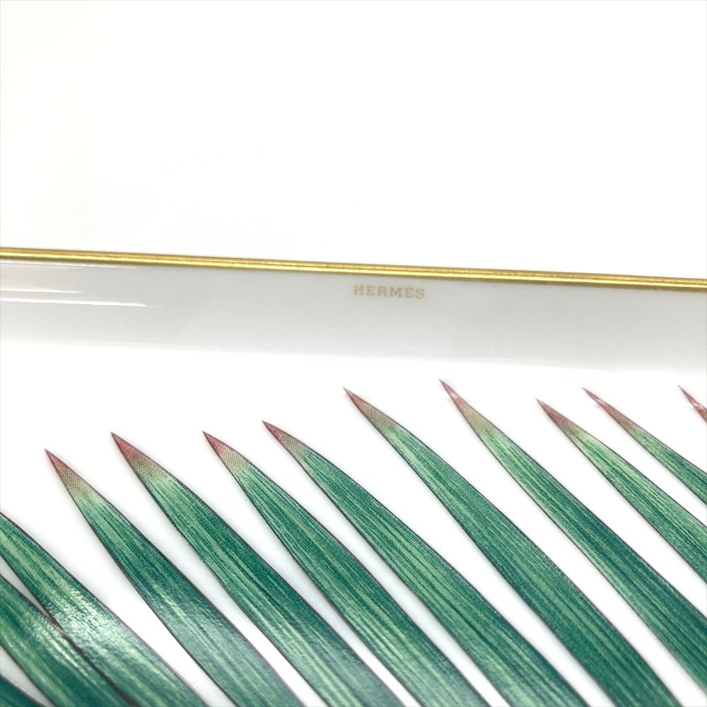 エルメス HERMES パシフォリア ポーセリン スモールトレー 皿 陶磁器