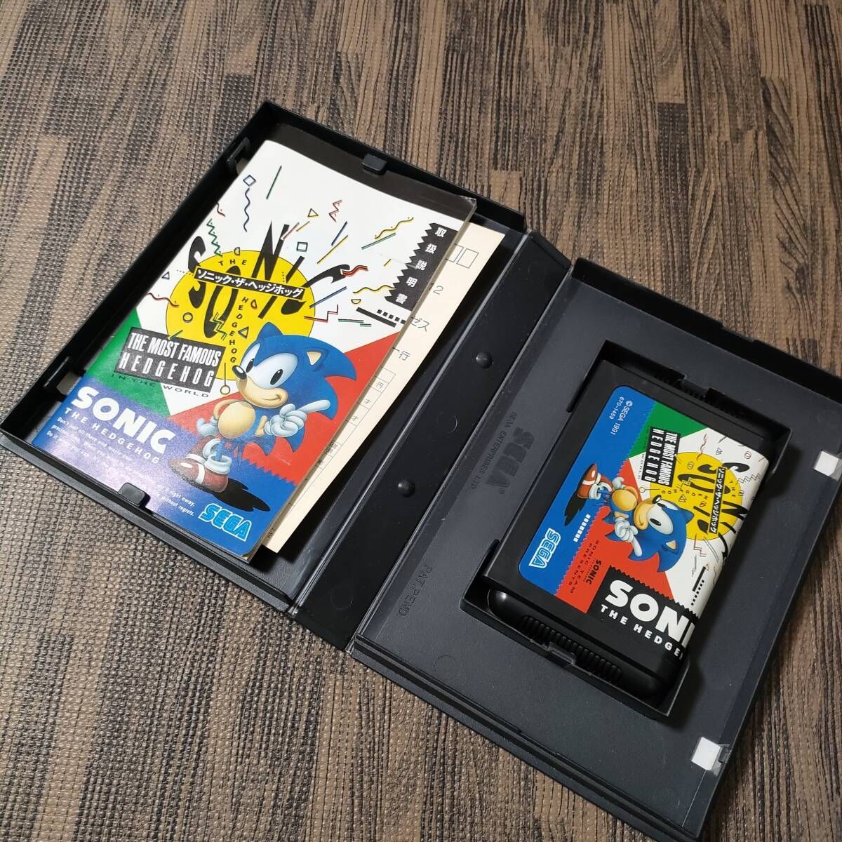 ジャンク品 SEGA メガドライブ ソニック・ザ・ヘッジホッグ カセット