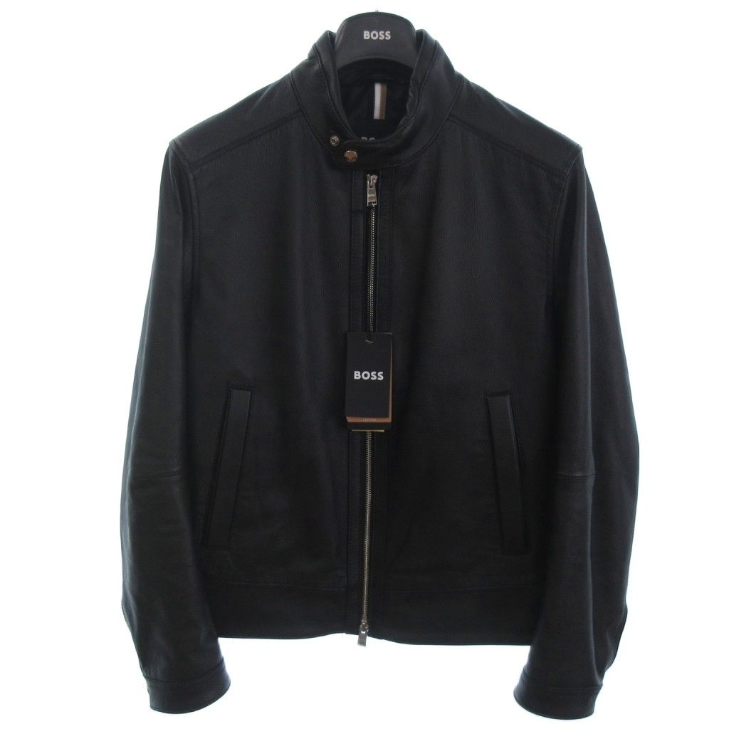 ヒューゴボス HUGO BOSS タグ付き ライダースジャケット シングル