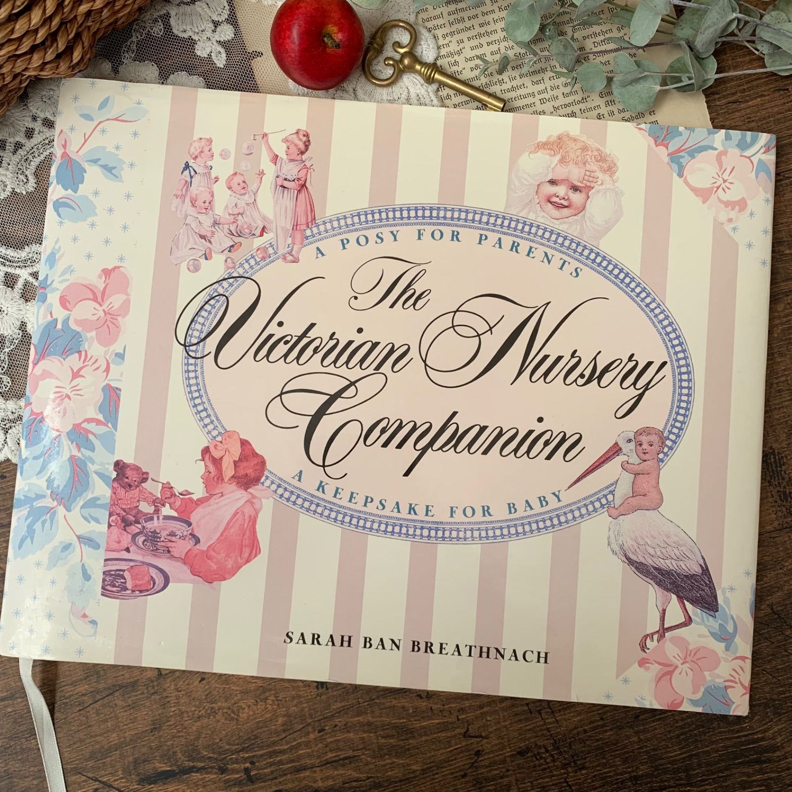 洋書 ヴィクトリアン調 ベビー 挿絵 絵本 古書 レトロ ベビー ジャンク