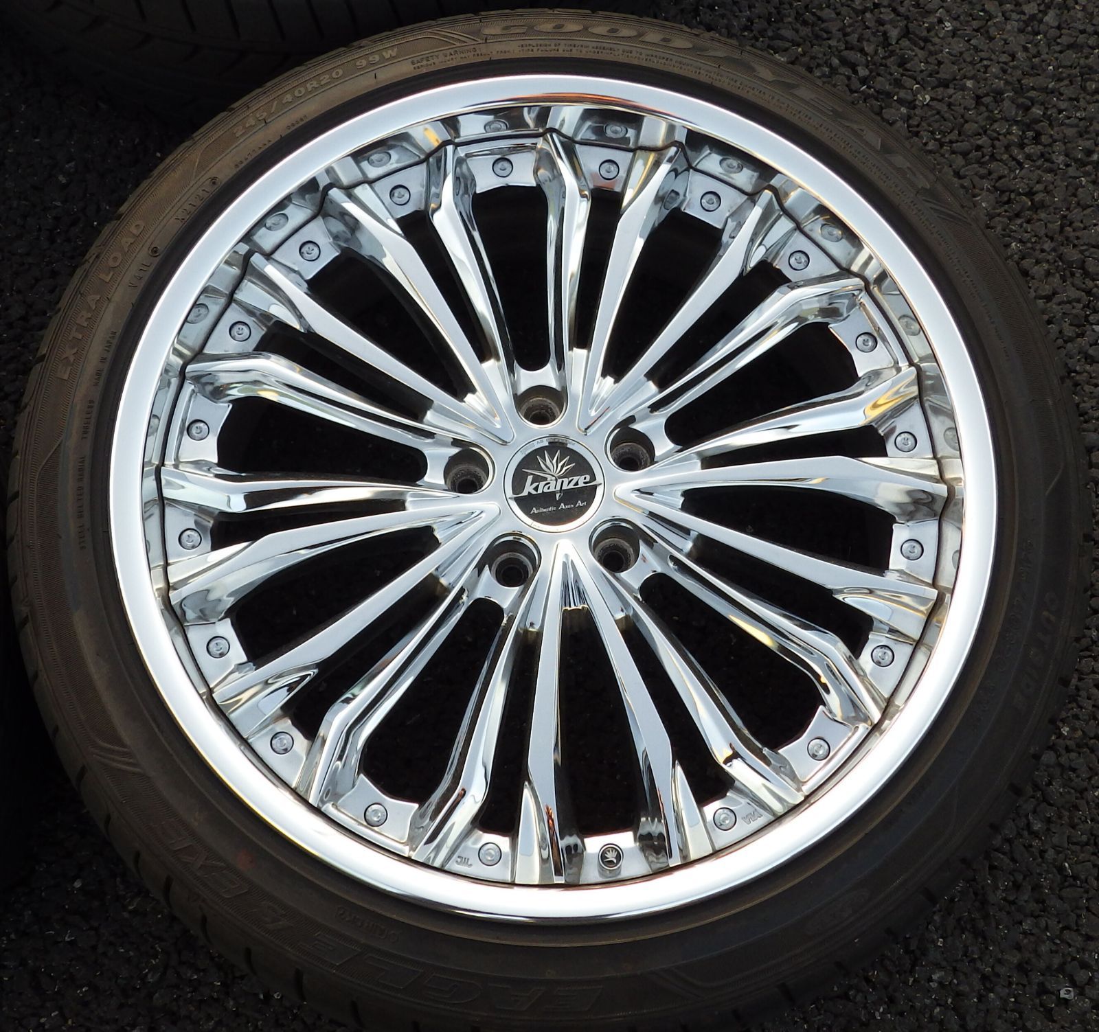 D1496】 WEDS クレンツェ フェルゼン 20in 8.5J +37 PCD114.3 GOOD