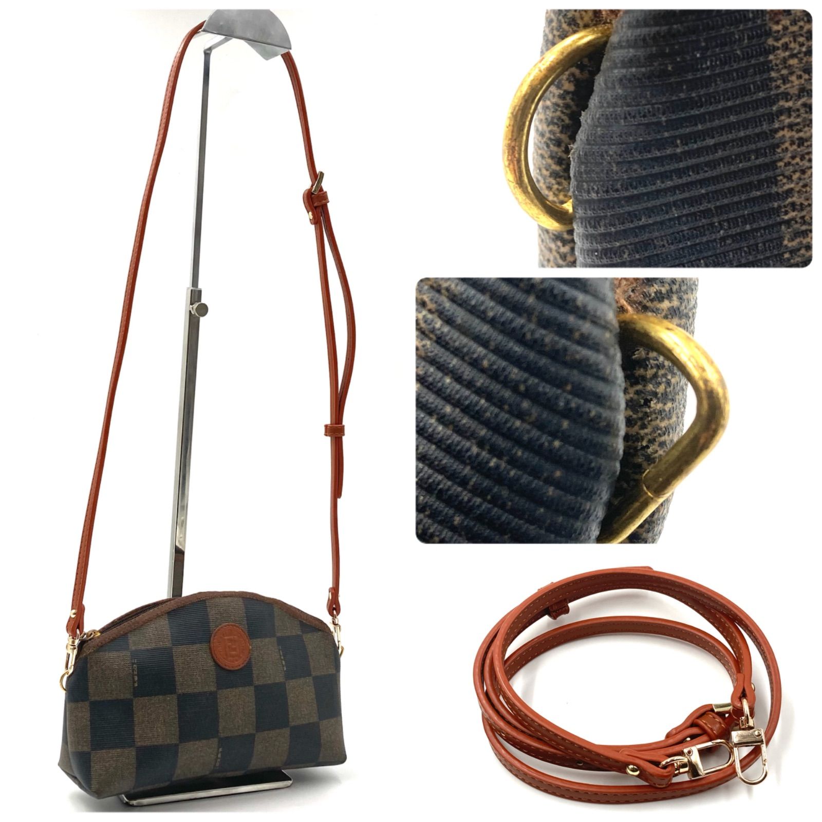 FENDI フェンディ ペカン 2way ポシェット ショルダーバッグ ポーチ