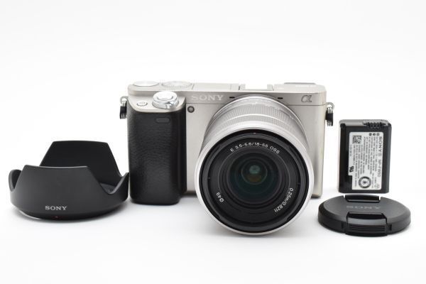☆ショット数5495枚☆ SONY ソニー α6000 ボディ18-55レンズセット