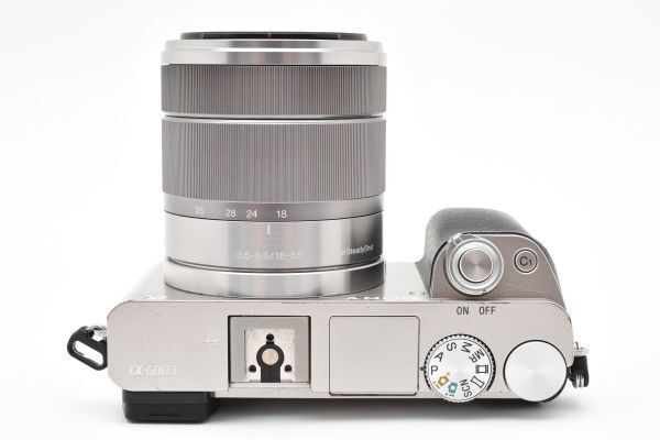 ☆ショット数5495枚☆ SONY ソニー α6000 ボディ18-55レンズセット