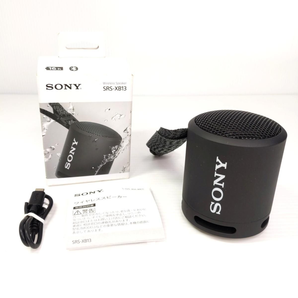 中古品】SONY ソニー ワイヤレススピーカー ブラック SRS-XB13〇YR