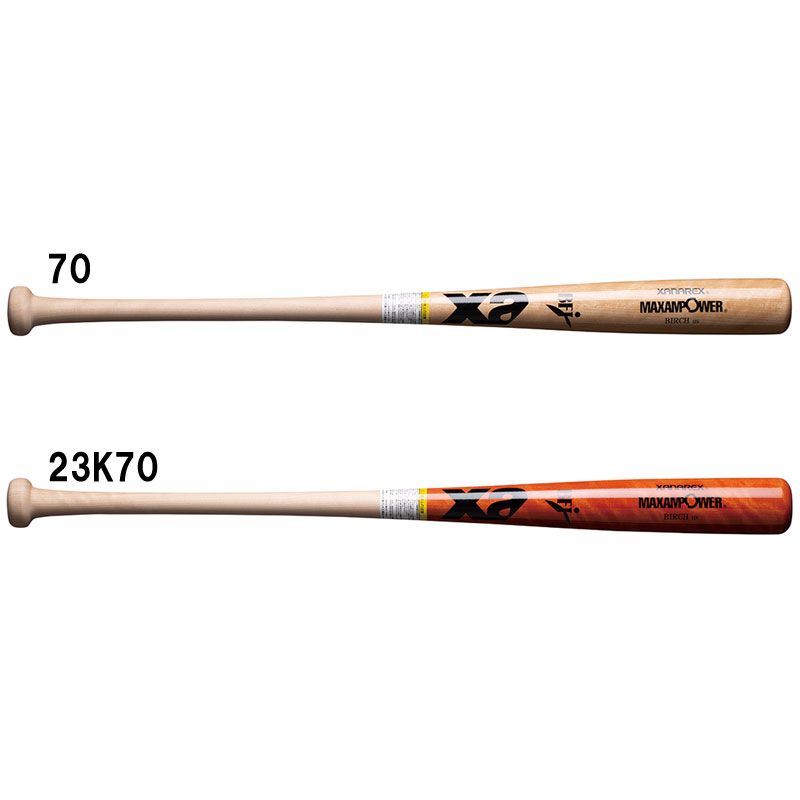 XANAX 硬式野球用木製バット 2本セット XANAX 硬式野球用木製バット 2本セット