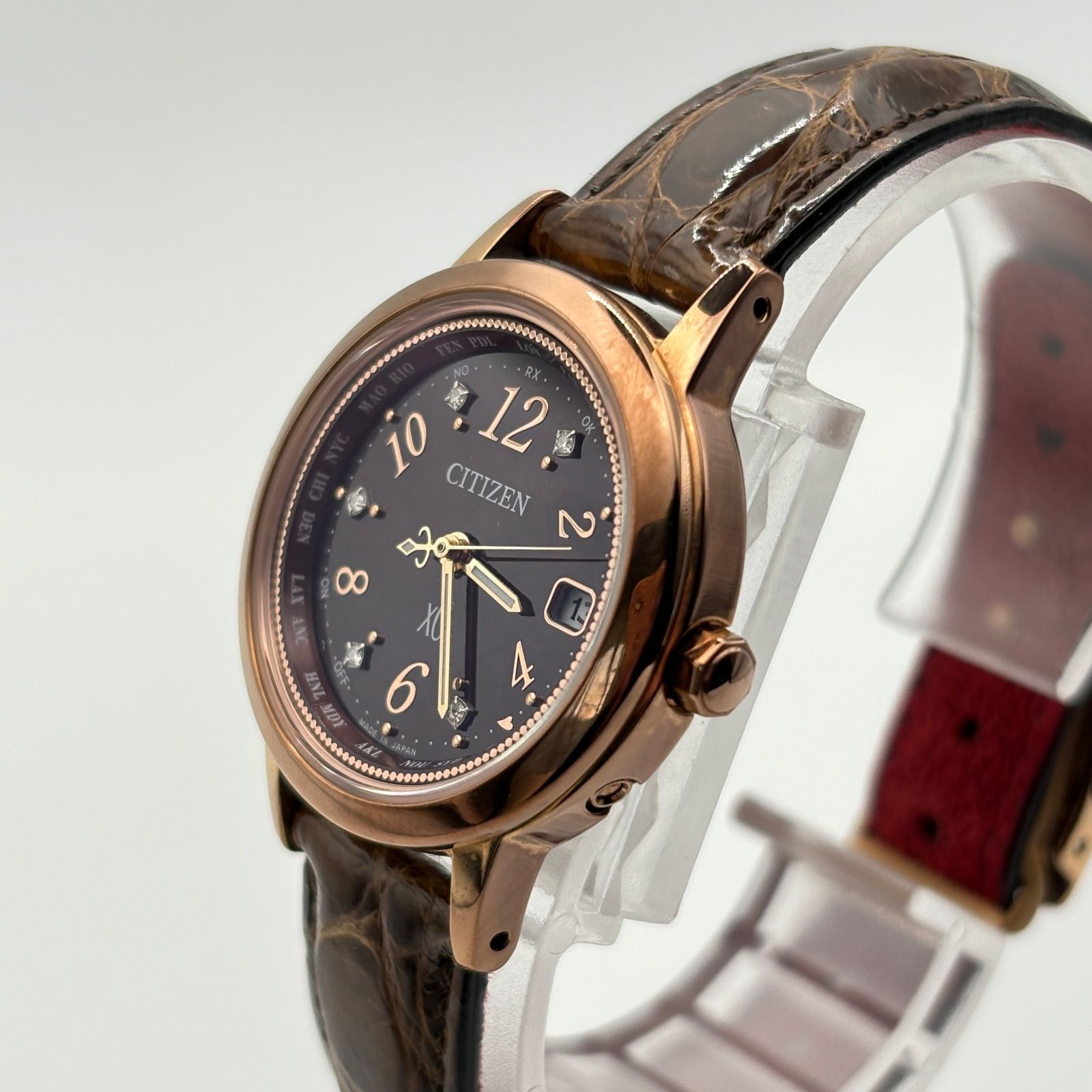 稼働品 CITIZEN シチズン XC クロスシー 限定品 電波ソーラー エコ