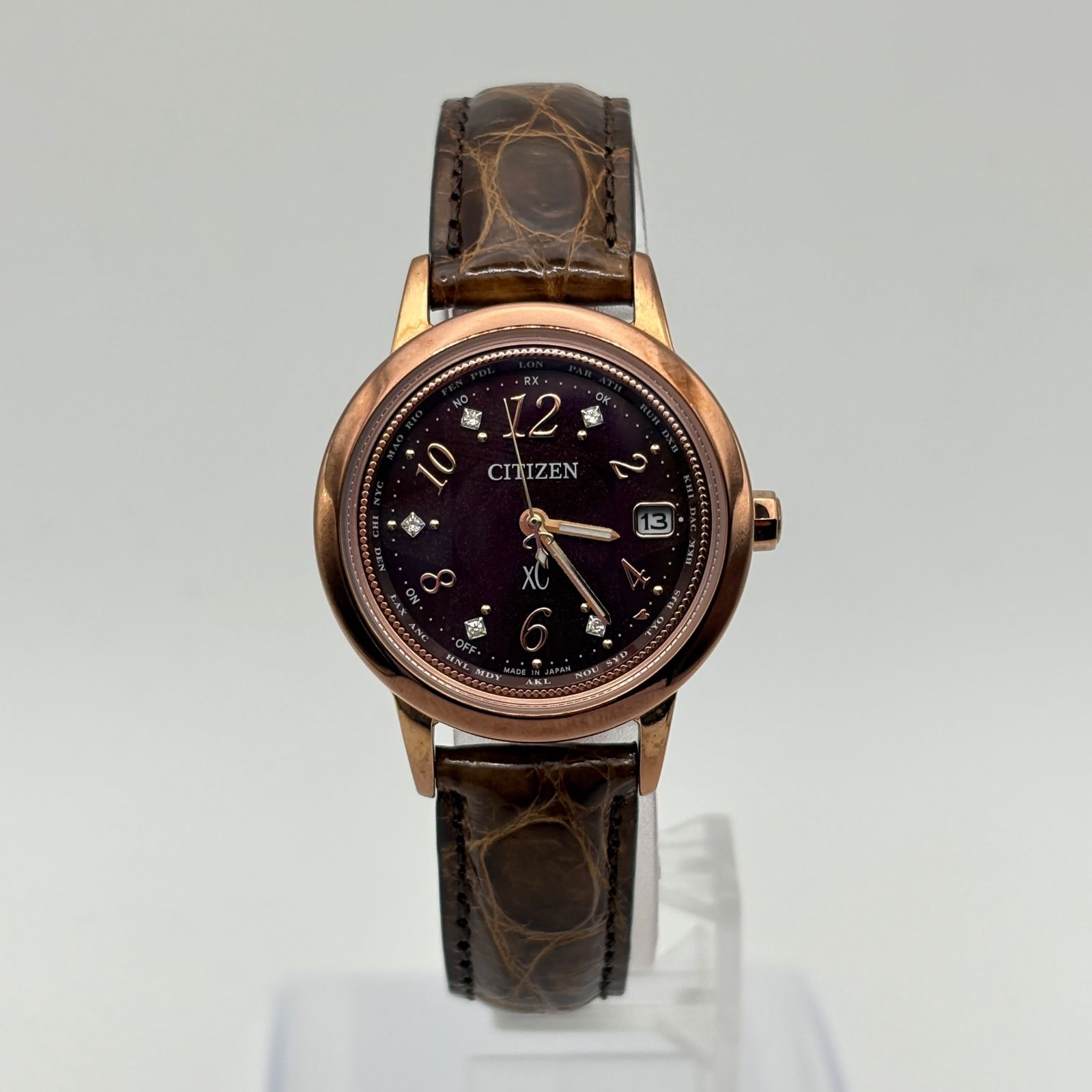 稼働品 CITIZEN シチズン XC クロスシー 限定品 電波ソーラー エコ