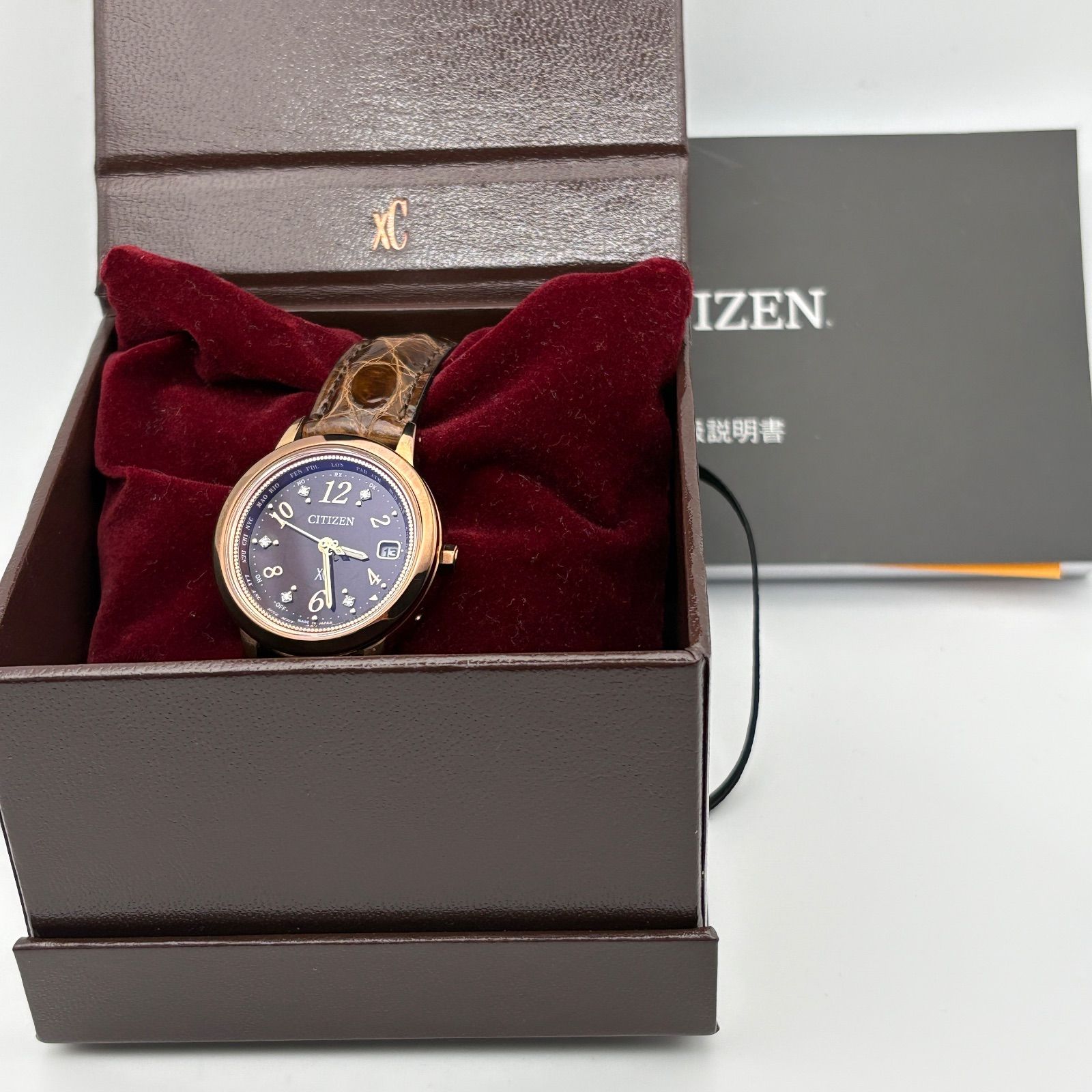 稼働品 CITIZEN シチズン XC クロスシー 限定品 電波ソーラー エコ