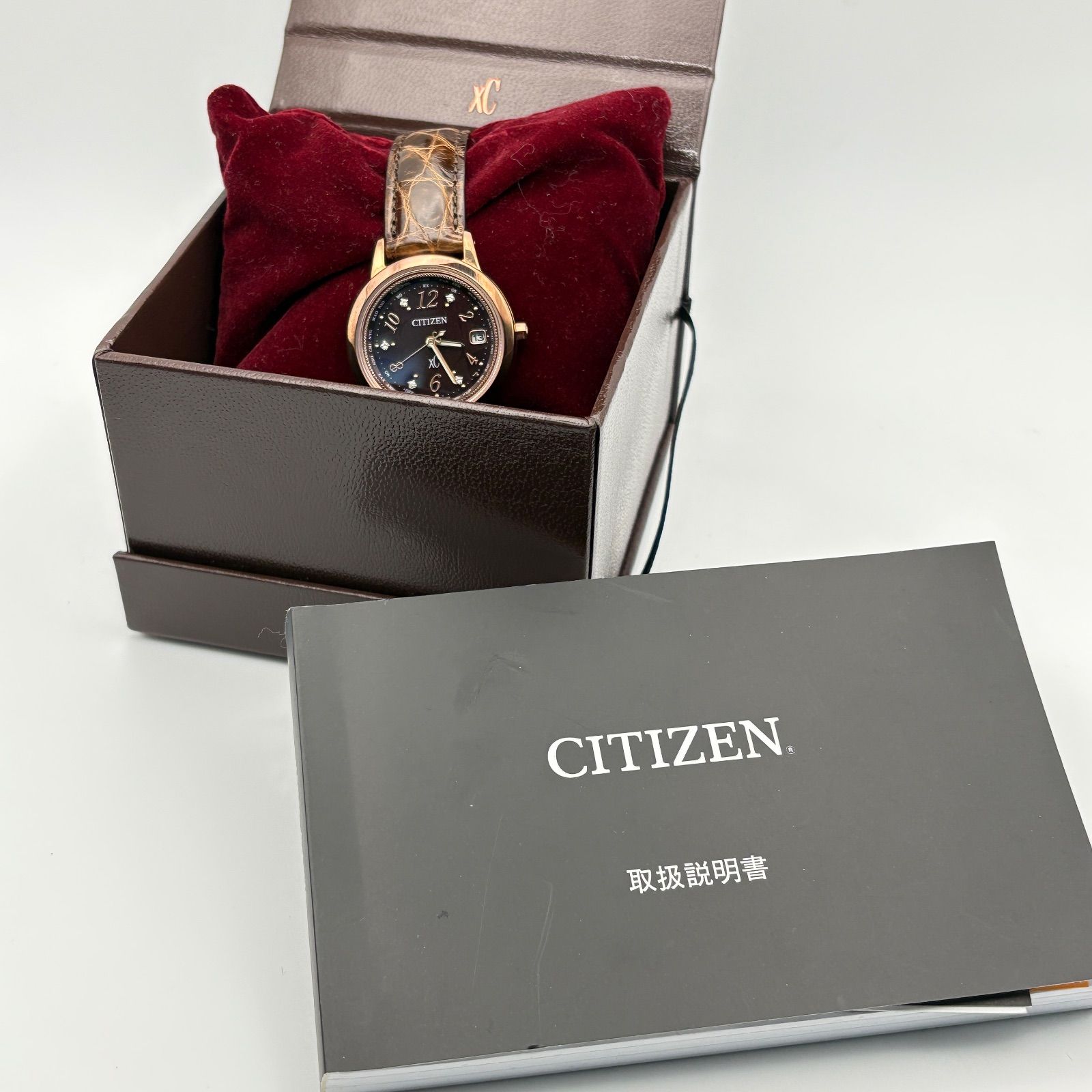 稼働品 CITIZEN シチズン XC クロスシー 限定品 電波ソーラー エコ