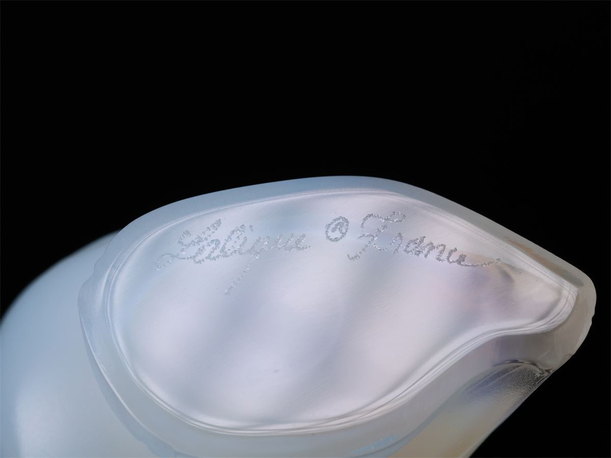 Rene Lalique 【ルネ・ラリック】 クリスタルガラス オパールセント 梟